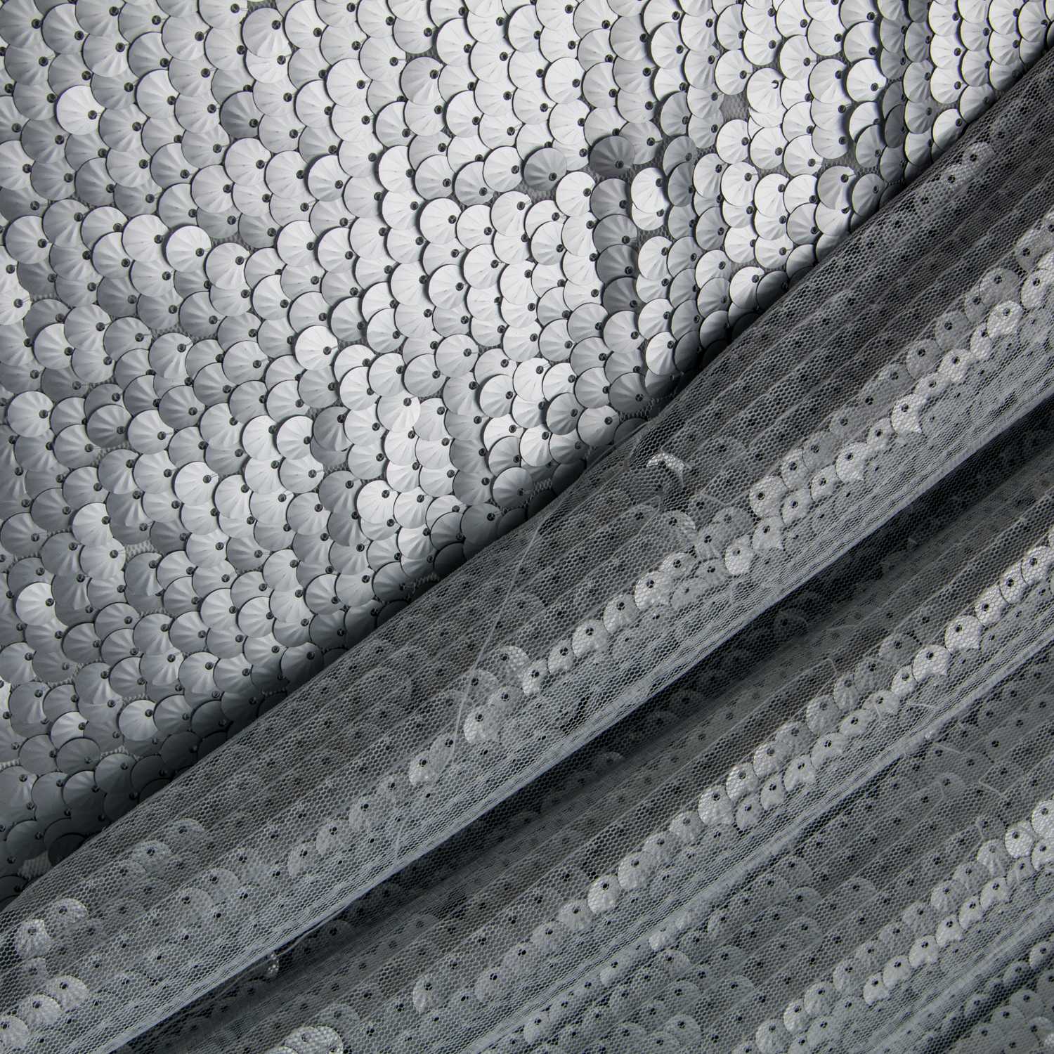 Tul Lentejuela Concha Plata - Ribes y Casals