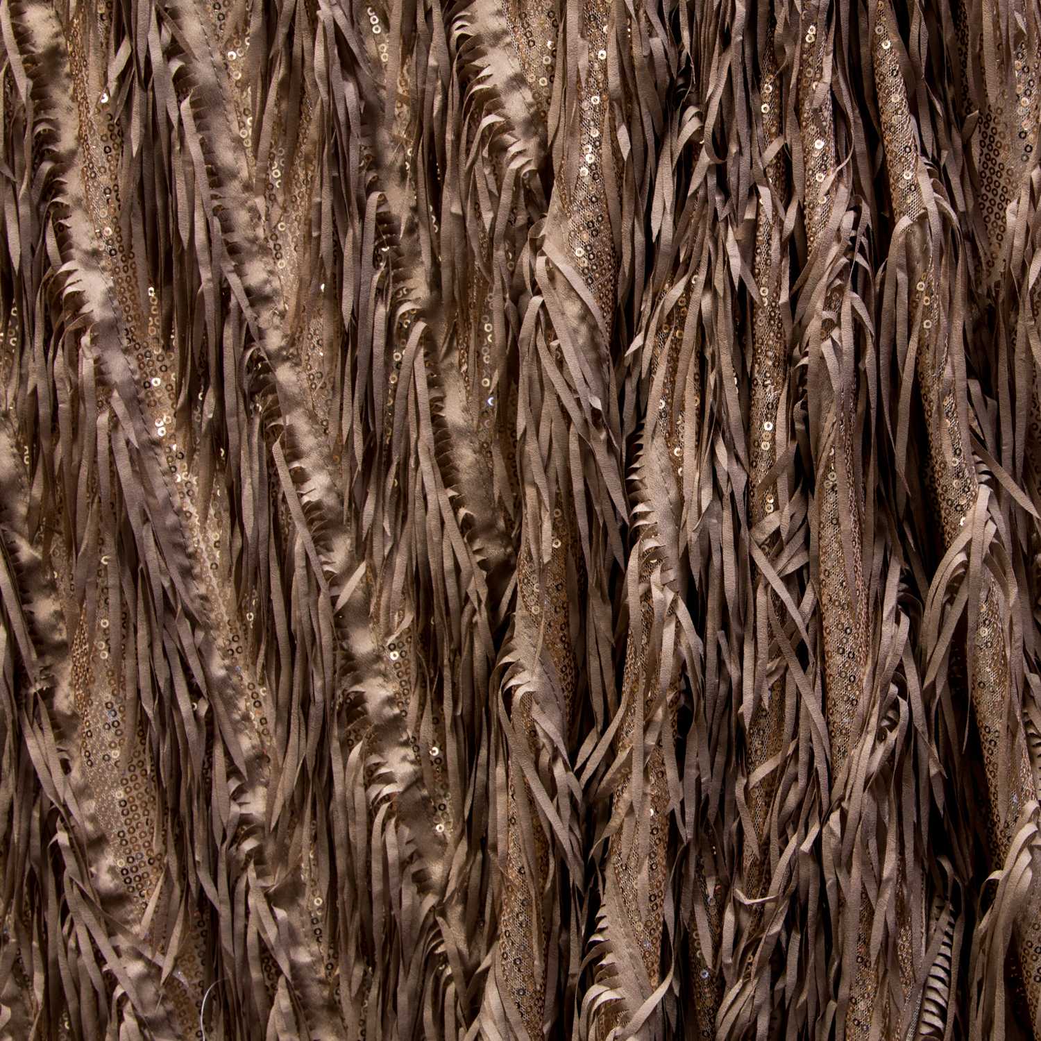 Tul Lentejuela Fleco Camel - Ribes y Casals