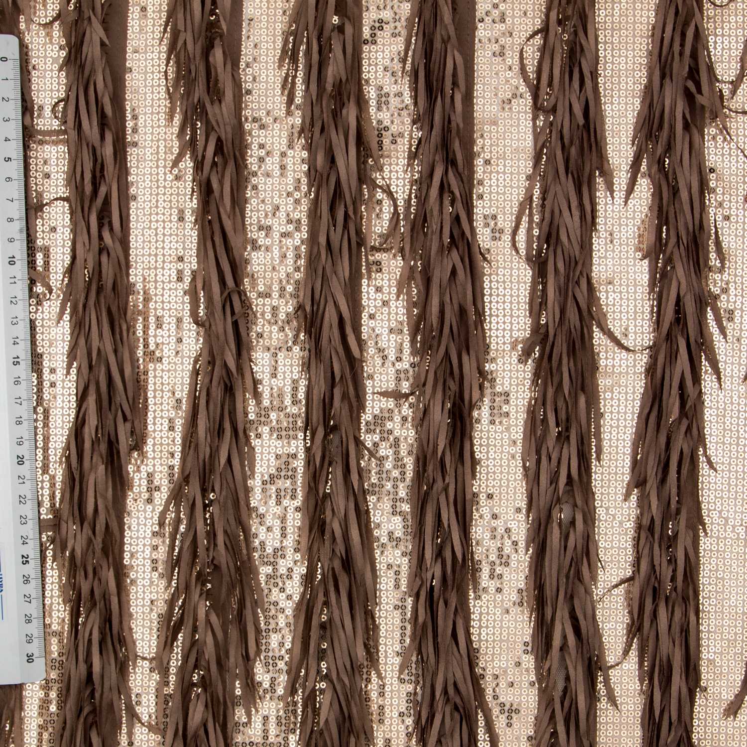 Tul Lentejuela Fleco Camel - Ribes y Casals