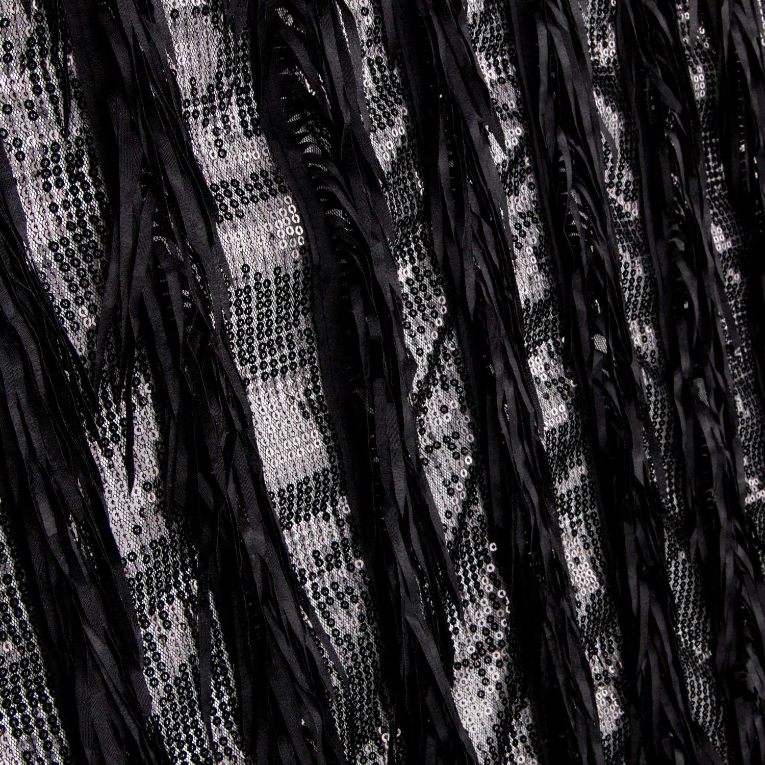 Tul Lentejuela Fleco Negro - Ribes y Casals