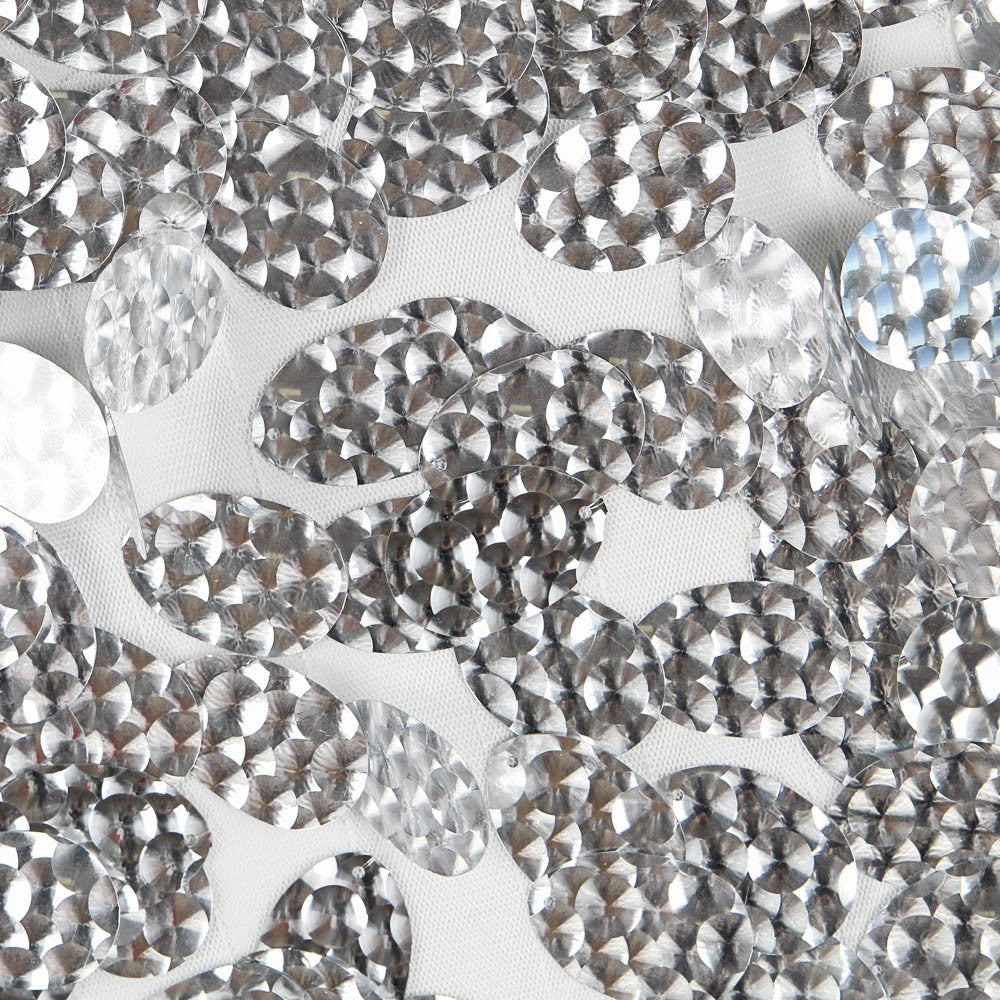 Tul Lentejuela Medalla Plata - Ribes y Casals