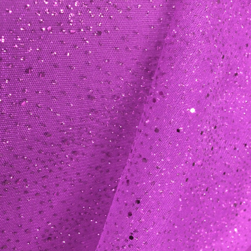 Tul Moteado Purpurina Fucsia - Ribes y Casals