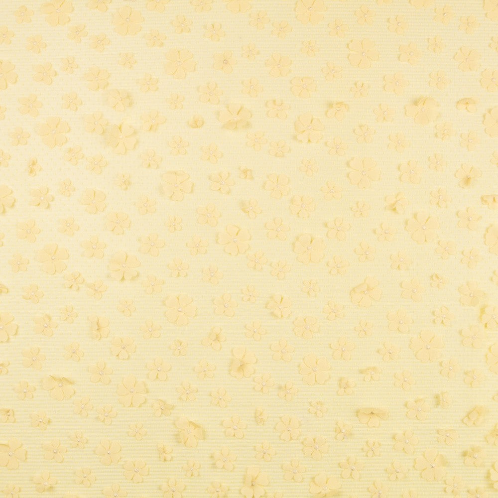 Tul Plisado Flor Amarillo - Ribes y Casals