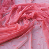 Tul Plumeti Elástico Coral - Ribes y Casals