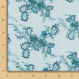 Tul Bordado Aqua - Ribes y Casals