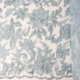 Tul Bordado Flor Porcelana - Ribes y Casals