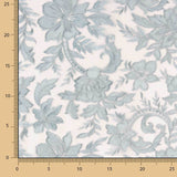 Tul Bordado Flor Porcelana - Ribes y Casals