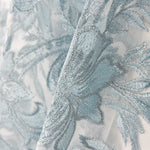 Tul Bordado Flor Porcelana - Ribes y Casals