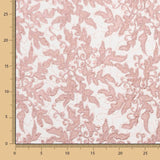 Tul Bordado Flor Rosa Nude - Ribes y Casals