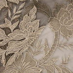 Tul Bordado Flor Visón - Ribes y Casals