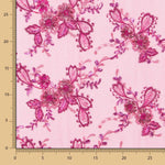 Tul Bordado Fucsia - Ribes y Casals