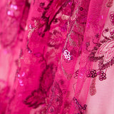 Tul Bordado Fucsia - Ribes y Casals