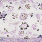 Tul Bordado Lentejuela Romance Malva - Ribes y Casals