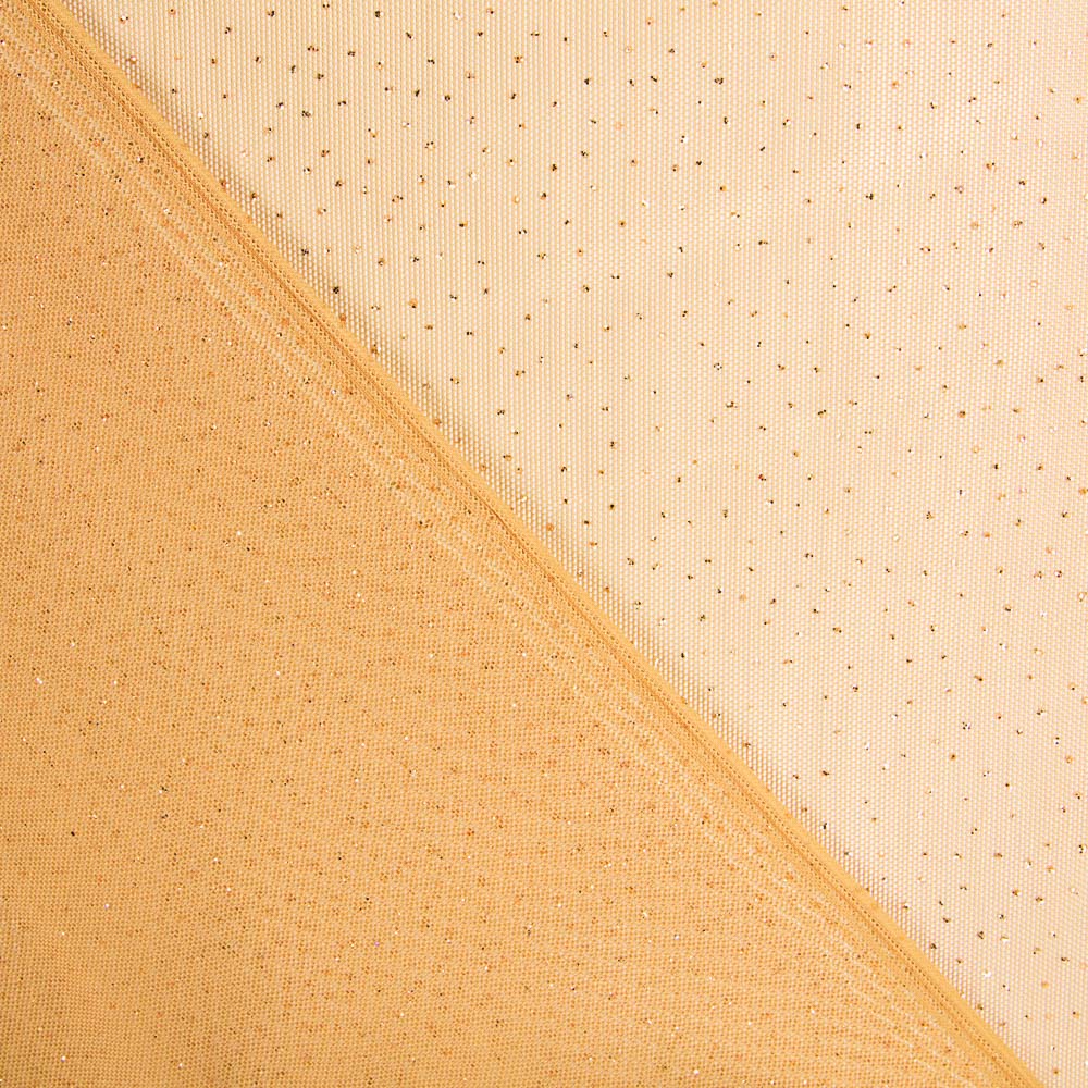 Tul Brillos Nude Oscuro - Ribes y Casals