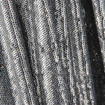 Tul Lentejuela Brillante Plata Negro - Ribes y Casals