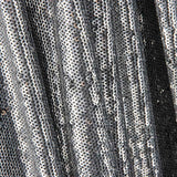 Tul Lentejuela Brillante Plata Negro - Ribes y Casals