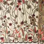 Tul Lentejuela Flor Beige - Ribes y Casals