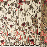 Tul Lentejuela Flor Beige - Ribes y Casals