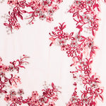 Tul Lentejuela Jardín Fresa - Ribes y Casals