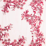 Tul Lentejuela Jardín Fresa - Ribes y Casals