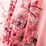 Tul Lentejuela Jardín Fresa - Ribes y Casals