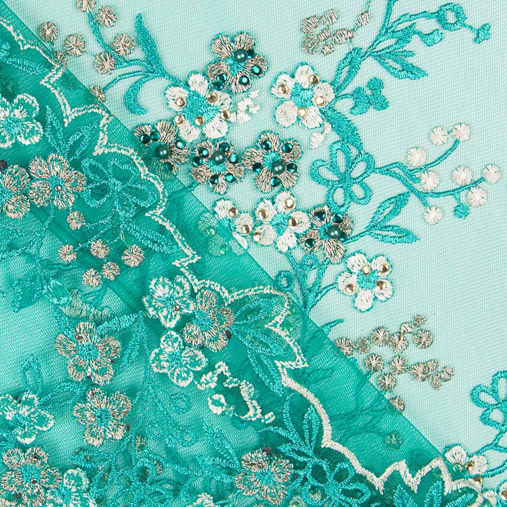 Tul Lentejuela Jardín Verde - Ribes y Casals