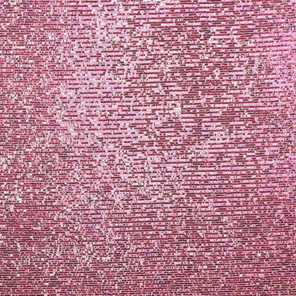 Tul Lentejuelas Elástica Leopardo Rosa - Ribes y Casals