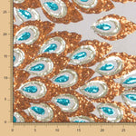 Tul Lentejuela Fantasía Real Naranja - Ribes y Casals