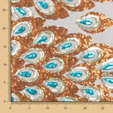 Tul Lentejuela Fantasía Real Naranja - Ribes y Casals
