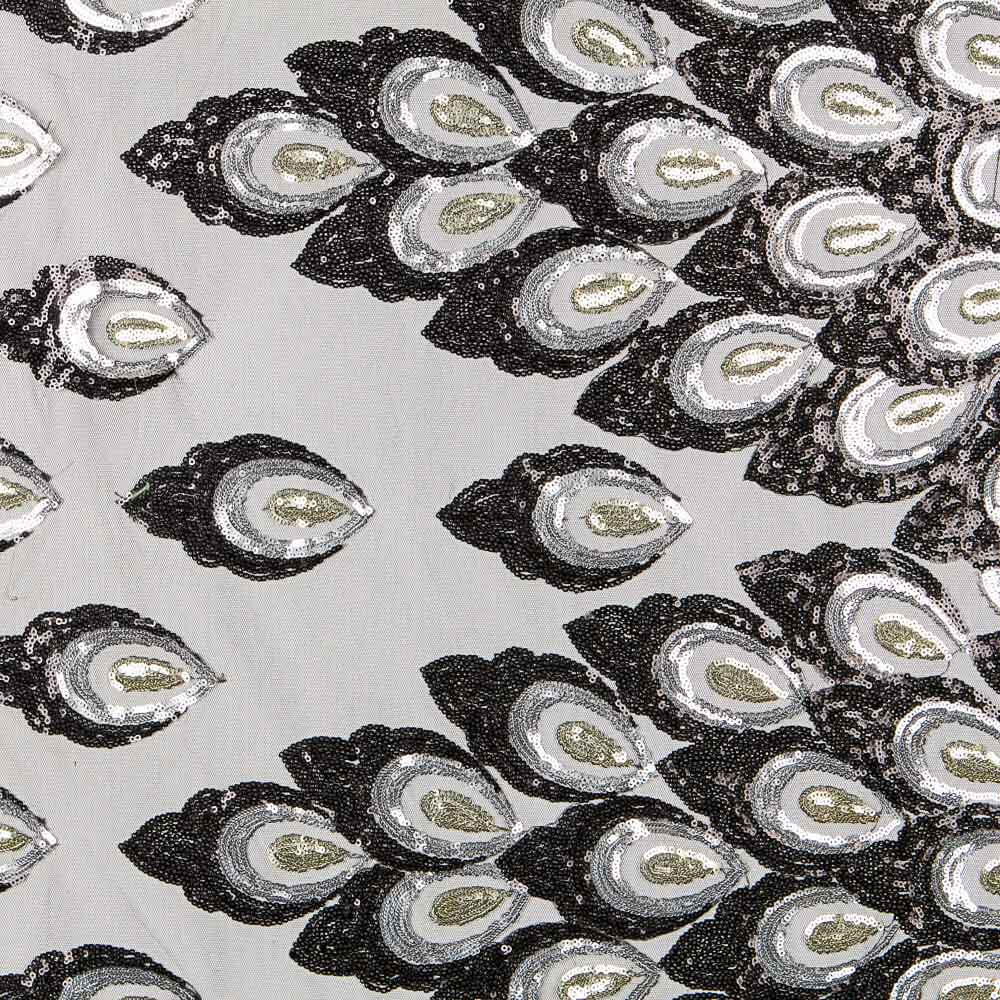 Tul Lentejuela Fantasía Real Negro - Ribes y Casals