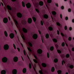 Tul Lycra Flocado Orquídea - Ribes y Casals