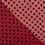 Tul Lycra Flocado Rojo - Ribes y Casals