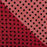 Tul Lycra Flocado Rojo - Ribes y Casals