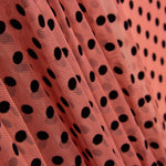 Tul Lycra Flocado Rosa - Ribes y Casals