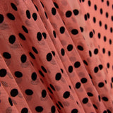 Tul Lycra Flocado Rosa - Ribes y Casals