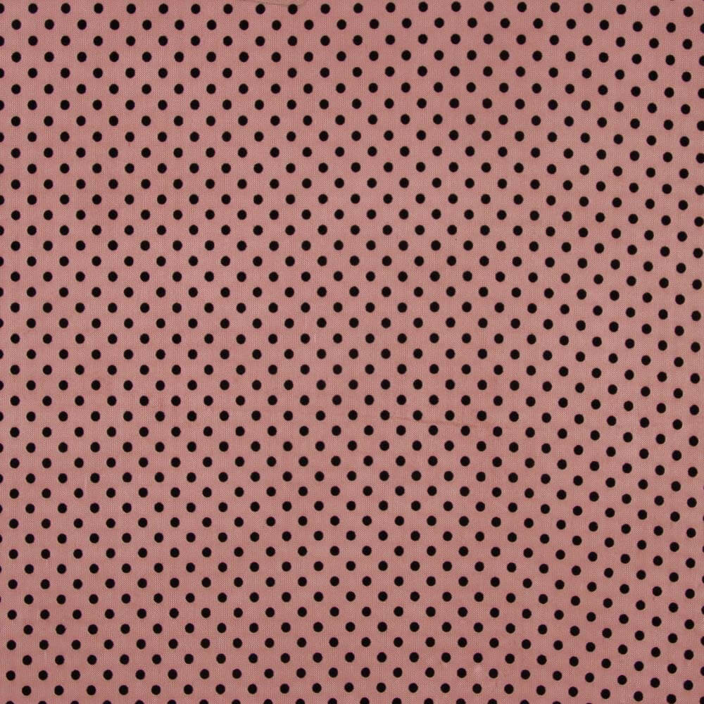 Tul Lycra Flocado Rosa Ruibarbo - Ribes y Casals