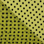 Tul Lycra Flocado Verde Lima - Ribes y Casals