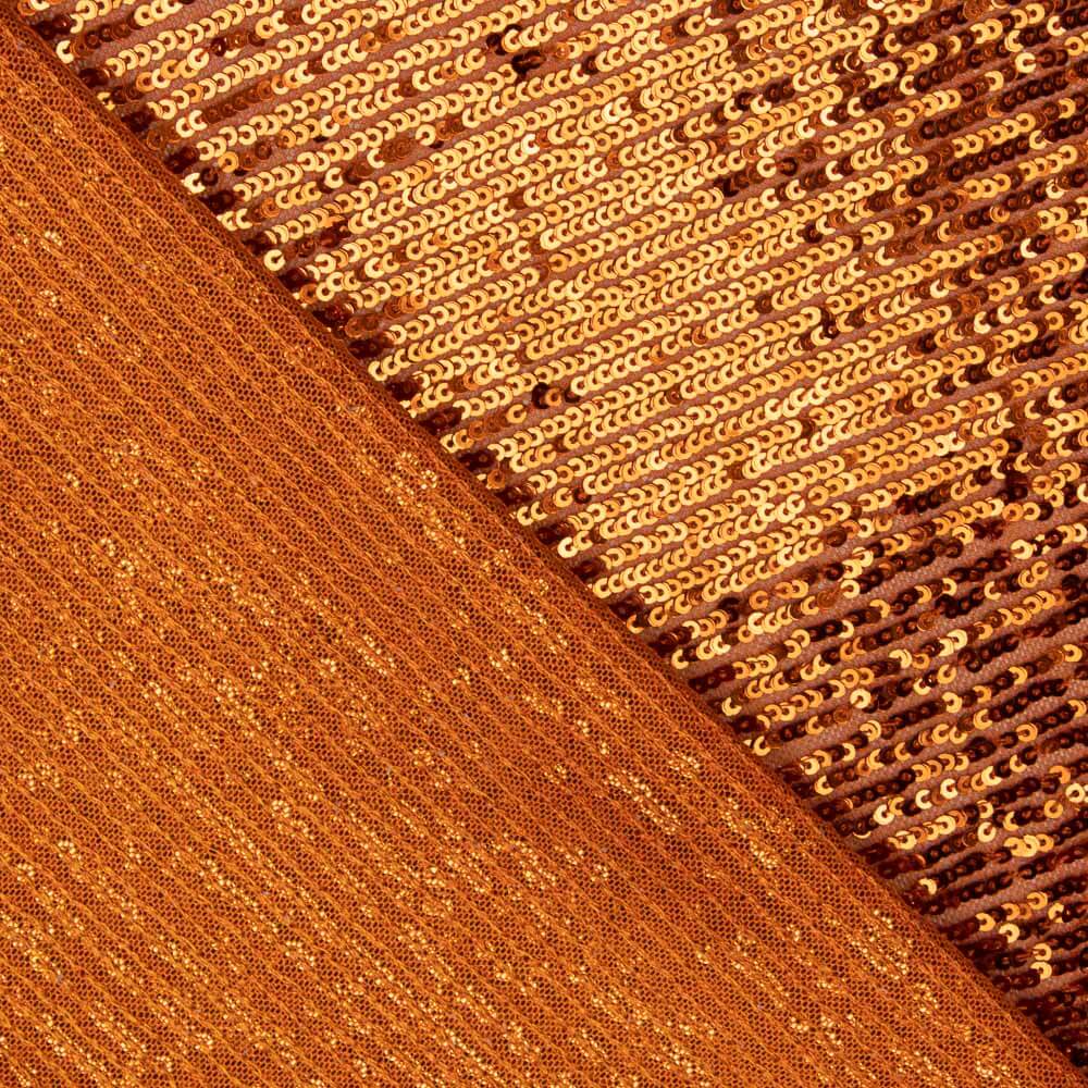 Tul Lycra Lentejuela Naranja - Ribes y Casals