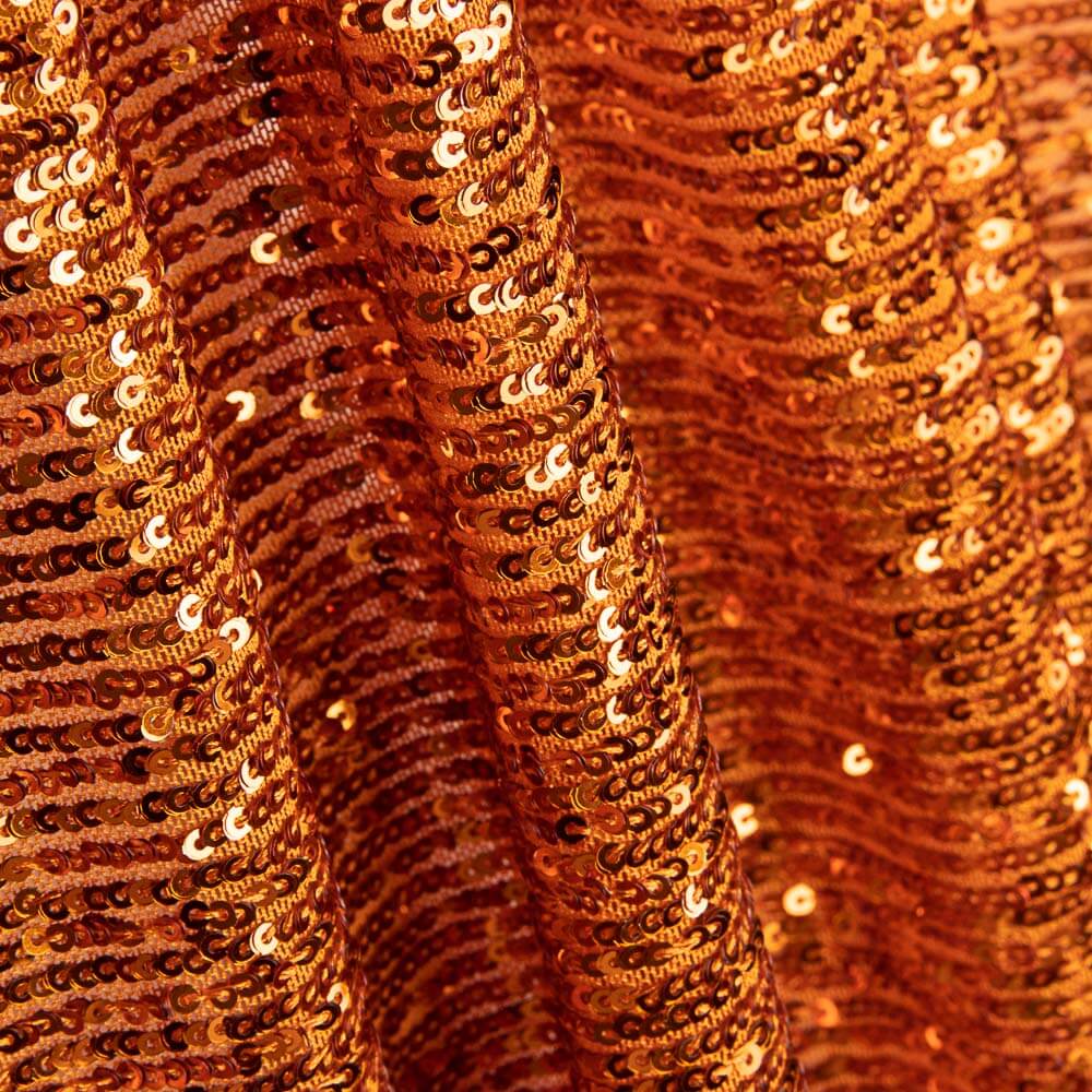 Tul Lycra Lentejuela Naranja - Ribes y Casals