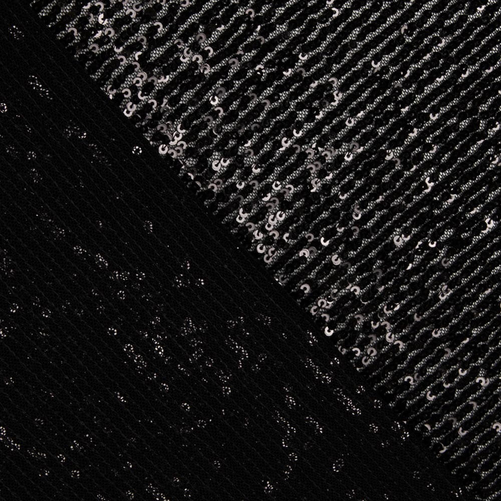 Tul Lycra Lentejuela Negro - Ribes y Casals
