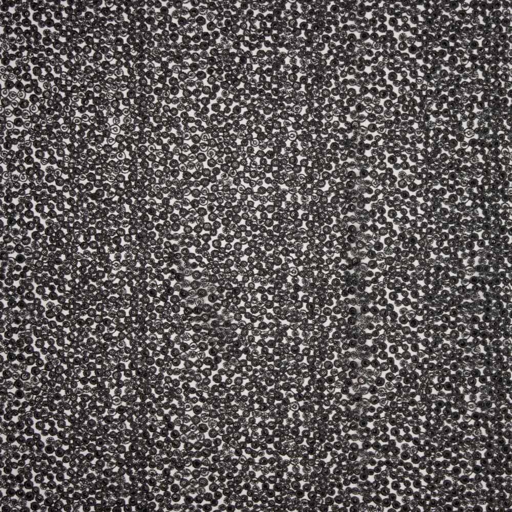 Flor Bordado Lentejuela Negro - Ribes y Casals