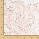 Tul Pedrería Bordado Rosa Claro - Ribes y Casals