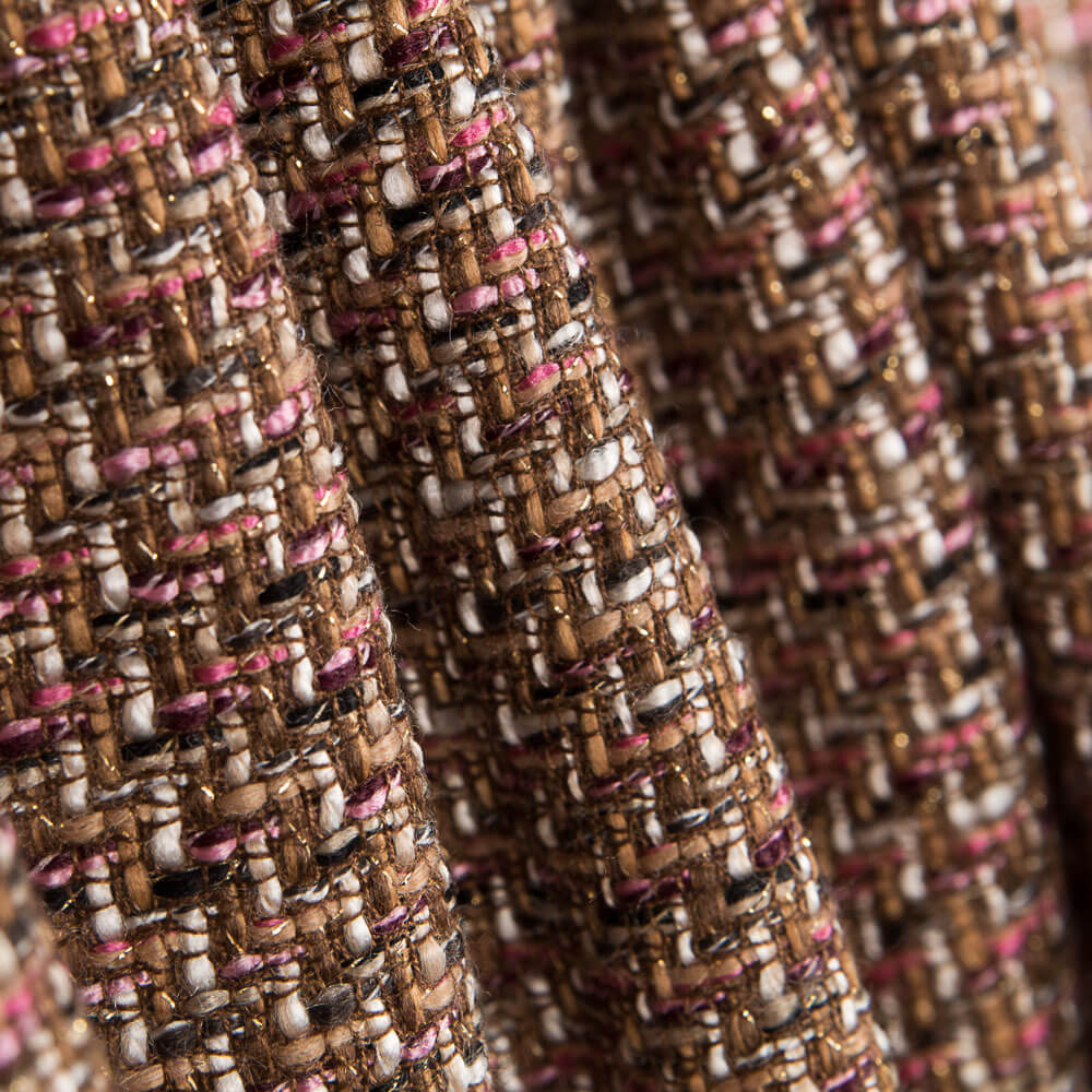 Tweed Lurex Rosa - Ribes y Casals