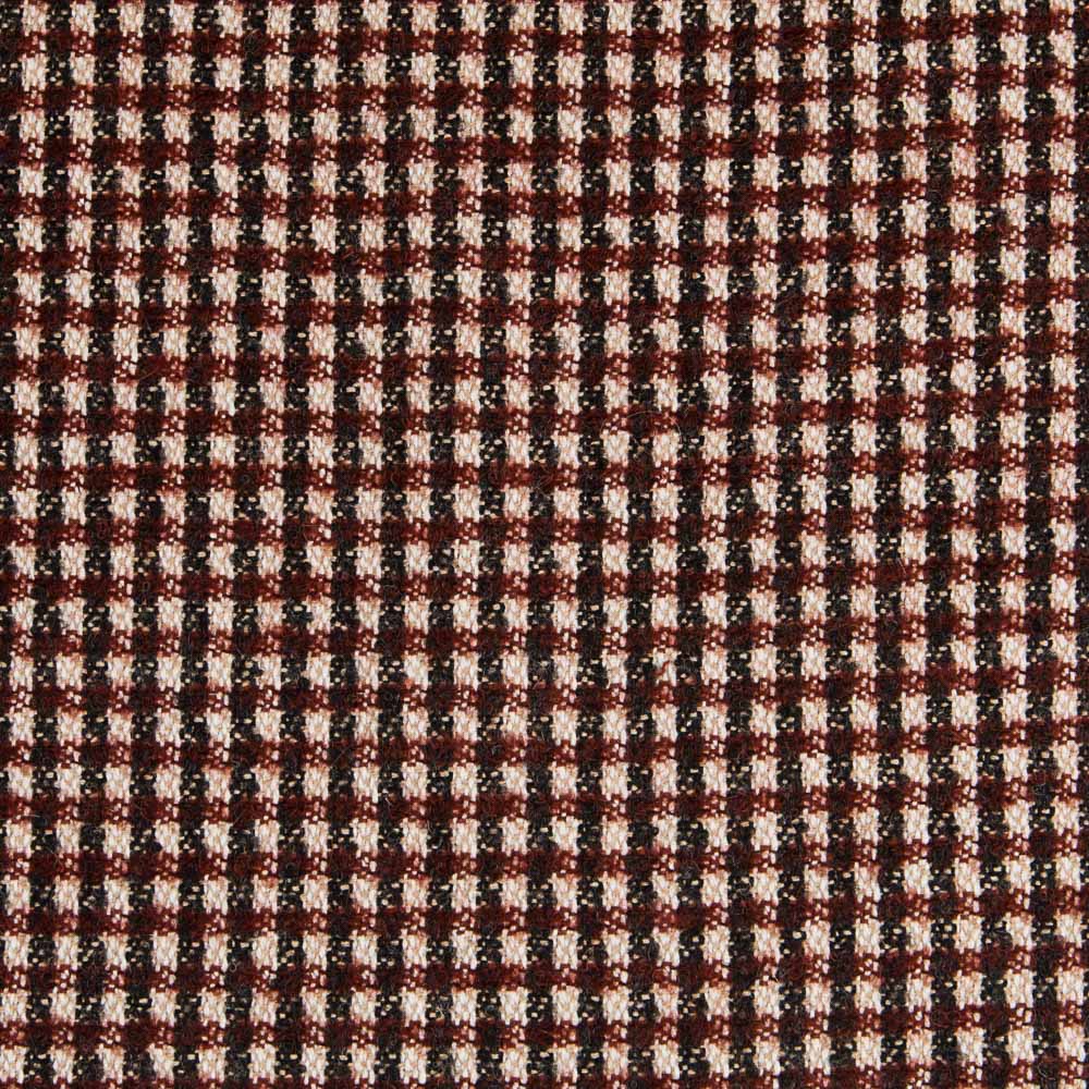 Tweed Lana Cuadro Marrón - Ribes y Casals