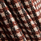 Tweed Lana Cuadro Marrón - Ribes y Casals