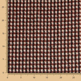 Tweed Lana Cuadro Marrón - Ribes y Casals