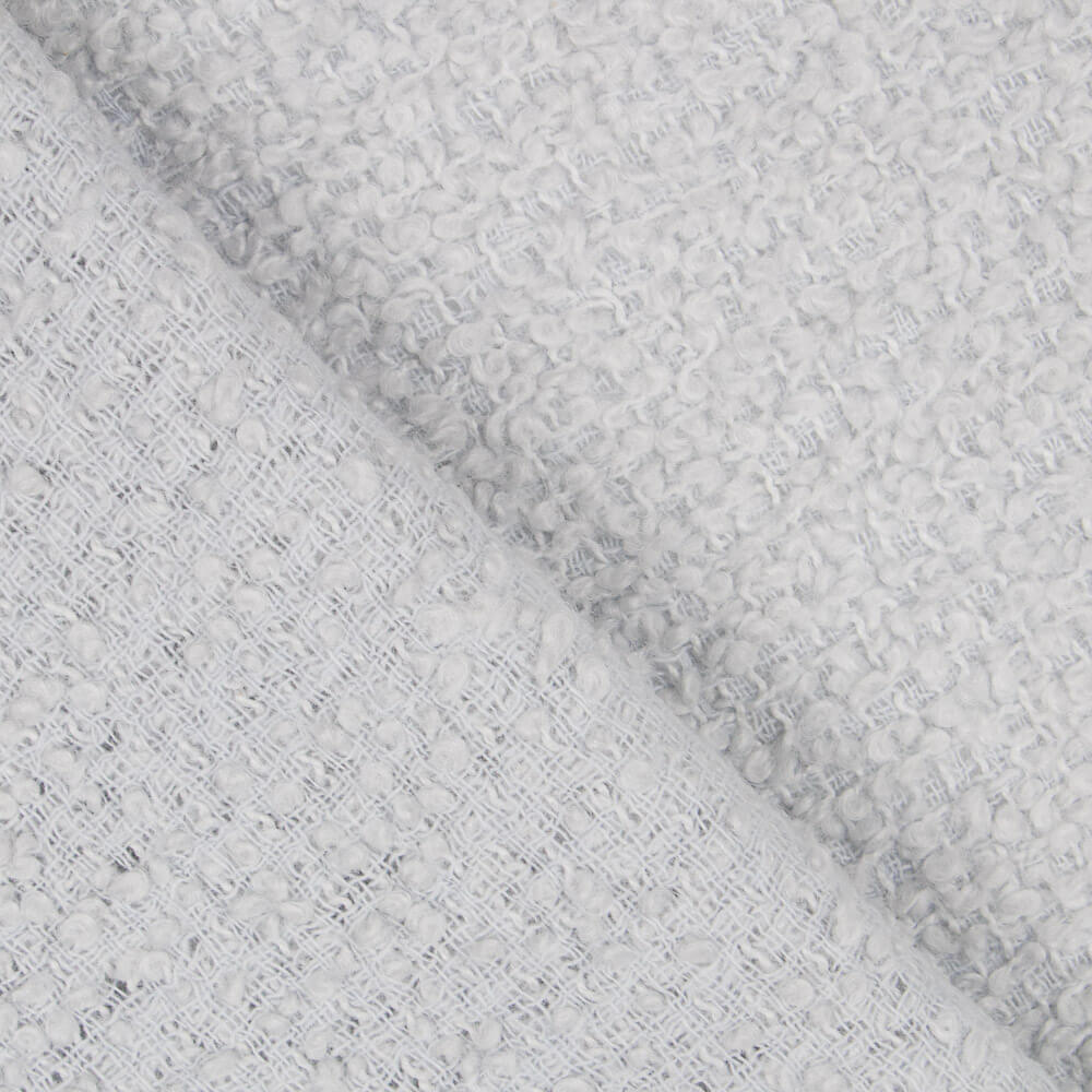 Retal Tweed Lana Gris Claro 60x140 cm - Ribes y Casals