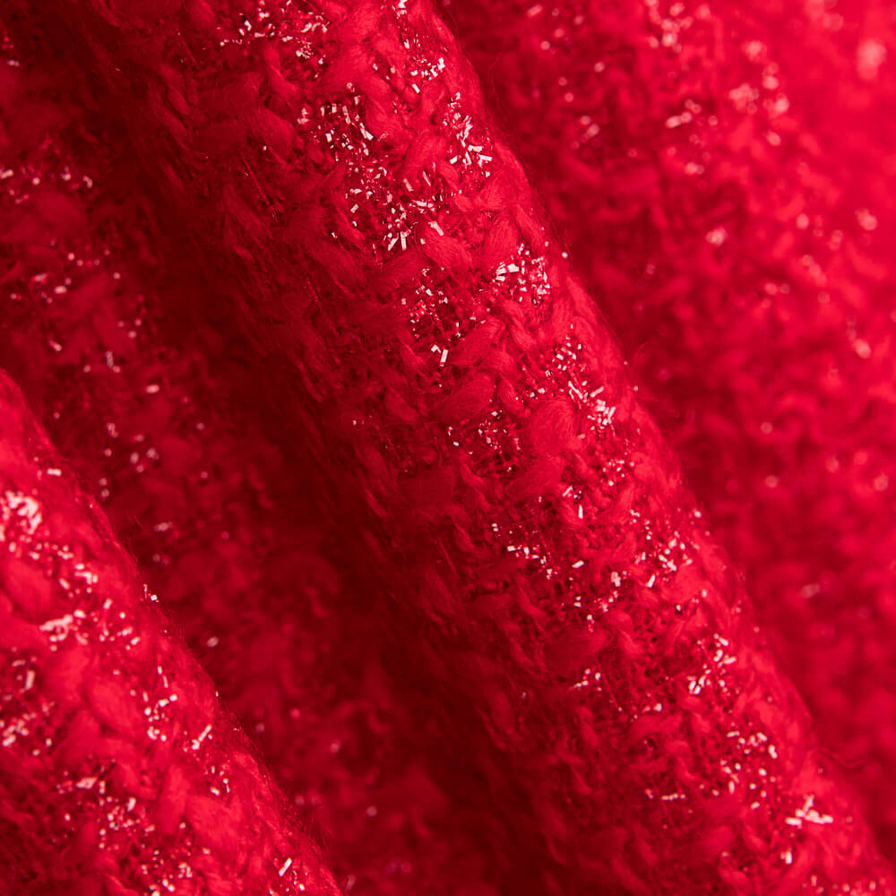 Tweed Rojo Lurex - Ribes y Casals