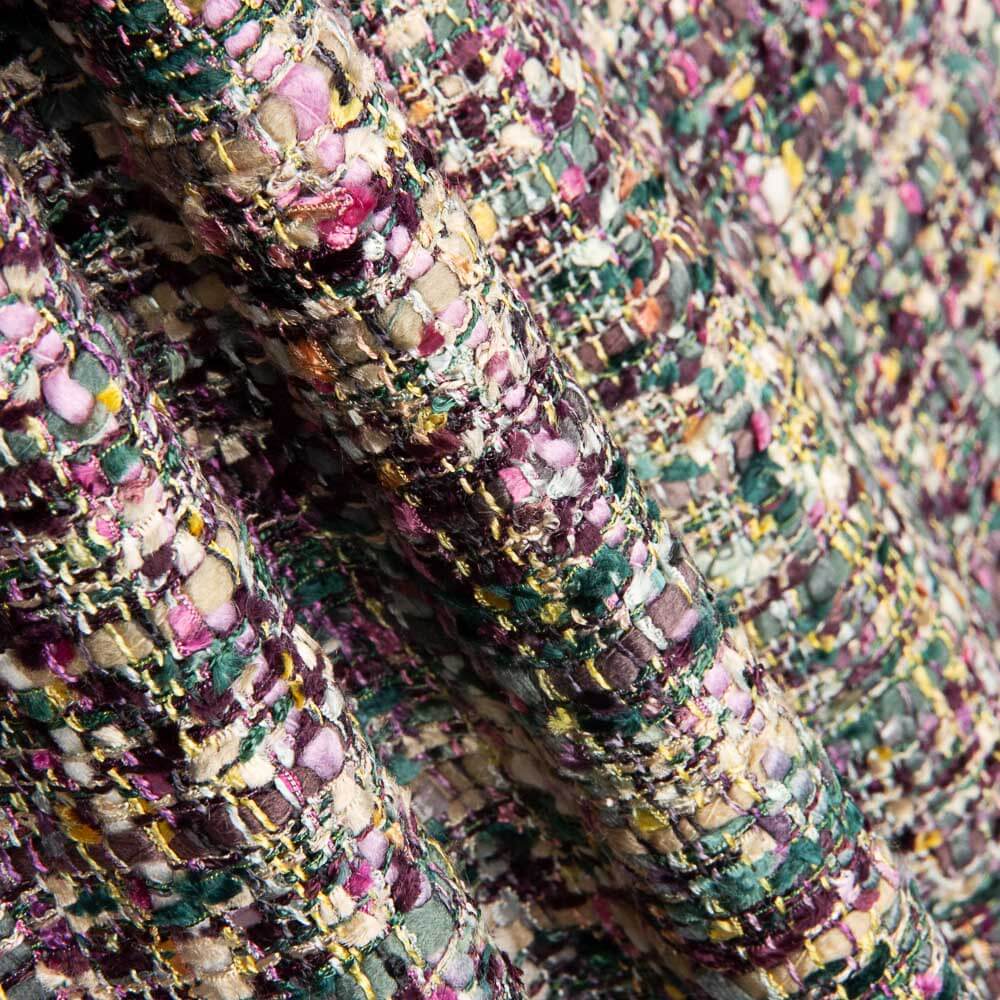 Tweed Viscosa Chanel Morados - Ribes y Casals