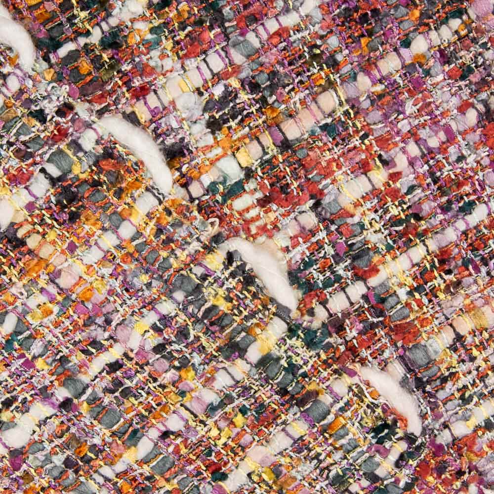 Tweed Viscosa Chanel Rosas - Ribes y Casals